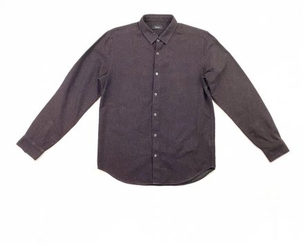 Theory burgundy Cotton Shirts