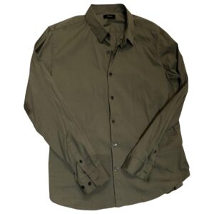 Theory khaki Cotton Shirts