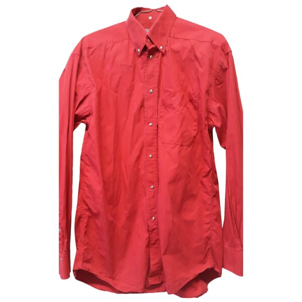 Thierry Mugler red Cotton Shirts