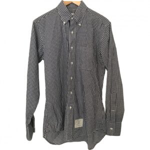 Thom Browne navy Cotton Shirts