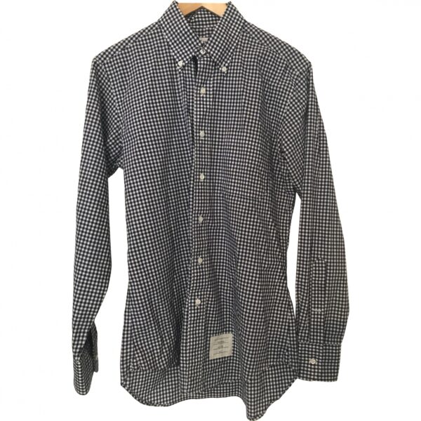 Thom Browne navy Cotton Shirts