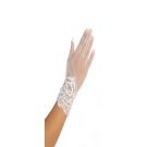 Tip Top Kids Girls White Lace Mesh Gloves