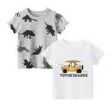 Toddler Boys 2pcs Slogan & Cartoon Graphic Tee