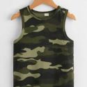 Toddler Boys Camo Print Tank Top