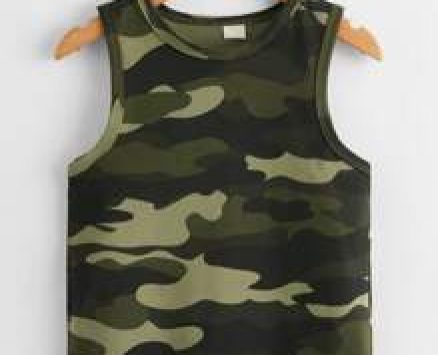 Toddler Boys Camo Print Tank Top