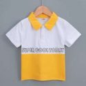 Toddler Boys Colorblock Letter Graphic Polo Shirt