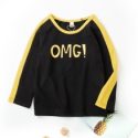 Toddler Boys Colorblock Letter Graphic Tee