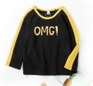 Toddler Boys Colorblock Letter Graphic Tee