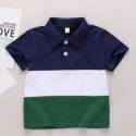 Toddler Boys Contrast Panel Polo Shirt