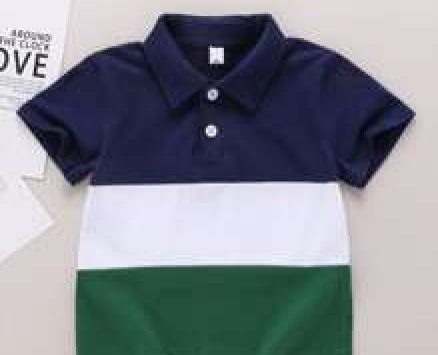 Toddler Boys Contrast Panel Polo Shirt