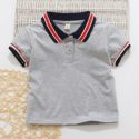 Toddler Boys Contrast Trim Polo Shirt