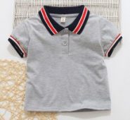 Toddler Boys Contrast Trim Polo Shirt