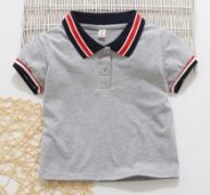 Toddler Boys Contrast Trim Polo Shirt