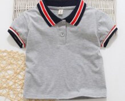 Toddler Boys Contrast Trim Polo Shirt