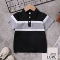 Toddler Boys Cut And Sew Polo Shirt