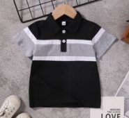 Toddler Boys Cut And Sew Polo Shirt