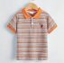 Toddler Boys Striped Embroidered Polo Tee