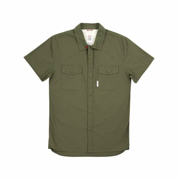 Topo Designs Men's Twill Field Shirt - Large - Olive