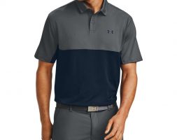 Under Armour Men’s Performance 2.0 Colorblock Golf Polo Shirt Gray, X-Large – Mens Golf Shirts at Academy Sports