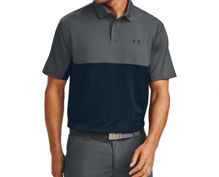 Under Armour Men’s Performance 2.0 Colorblock Golf Polo Shirt Gray, X-Large – Mens Golf Shirts at Academy Sports