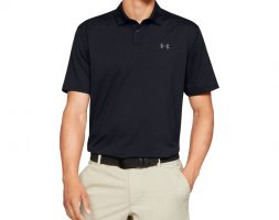 Under Armour Men’s Performance Textured Golf Polo Shirt Black, X-Large – Mens Golf Shirts at Academy Sports