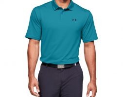 Under Armour Men’s Performance Textured Golf Polo Shirt Escape, Large – Mens Golf Shirts at Academy Sports