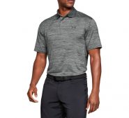 Under Armour Men’s Performance Textured Golf Polo Shirt Steel, Small – Mens Golf Shirts at Academy Sports