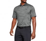 Under Armour Men’s Performance Textured Golf Polo Shirt Steel, Small – Mens Golf Shirts at Academy Sports