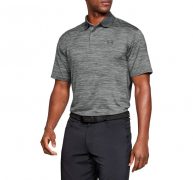 Under Armour Men’s Performance Textured Golf Polo Shirt Steel, Small – Mens Golf Shirts at Academy Sports