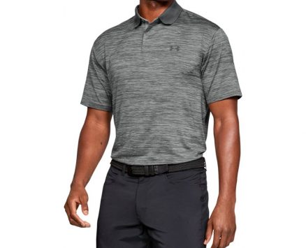 Under Armour Men’s Performance Textured Golf Polo Shirt Steel, X-Large – Mens Golf Shirts at Academy Sports