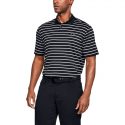 Under Armour Men’s Performance Textured Stripe Polo Shirt Black, 2X-Large – Mens Golf Shirts at Academy Sports