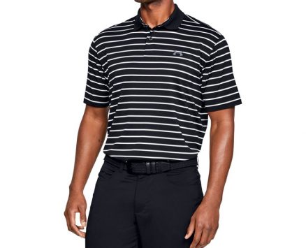 Under Armour Men’s Performance Textured Stripe Polo Shirt Black, 2X-Large – Mens Golf Shirts at Academy Sports