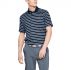 Under Armour Men’s Performance Textured Stripe Polo Shirt Navy Blue, Large – Mens Golf Shirts at Academy Sports