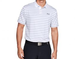 Under Armour Men’s Performance Textured Stripe Polo Shirt White, 2X-Large – Mens Golf Shirts at Academy Sports