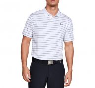 Under Armour Men’s Performance Textured Stripe Polo Shirt White, Medium – Mens Golf Shirts at Academy Sports