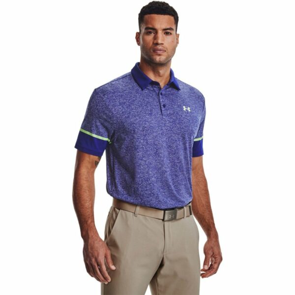 Under Armour Men's Playoff 2.0 Golf Polo Shirt Blue/Bright Green, 3X-Large - Mens Golf Shirts at Academy Sports