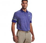 Under Armour Men’s Playoff 2.0 Golf Polo Shirt Blue/Bright Green, X-Large – Mens Golf Shirts at Academy Sports