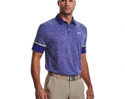 Under Armour Men’s Playoff 2.0 Golf Polo Shirt Blue/Bright Green, X-Large – Mens Golf Shirts at Academy Sports