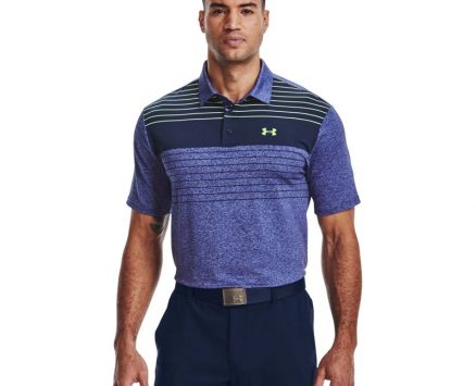 Under Armour Men’s Playoff 2.0 Golf Polo Shirt Navy Blue/Bright Green, Small – Mens Golf Shirts at Academy Sports