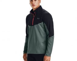 Under Armour Men’s Storm Midlayer 1/2 Zip Long Sleeve Pullover Blue, Small – Mens Golf Shirts at Academy Sports