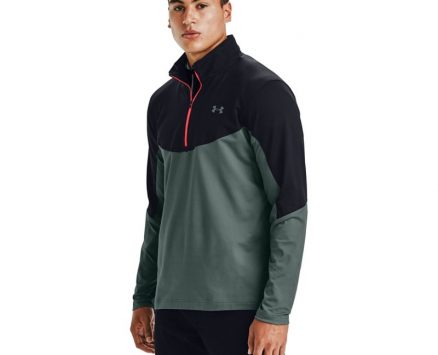 Under Armour Men’s Storm Midlayer 1/2 Zip Long Sleeve Pullover Blue, Small – Mens Golf Shirts at Academy Sports