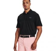 Under Armour Men’s UA Vanish Seamless Blocked Polo Shirt Black, Large – Mens Golf Shirts at Academy Sports