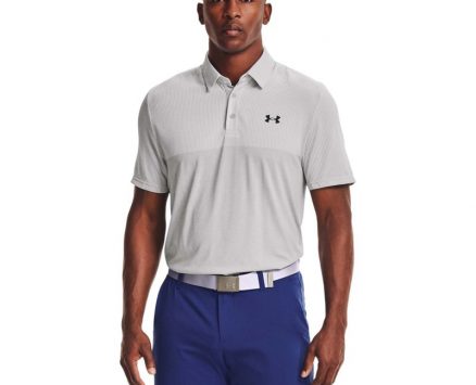 Under Armour Men’s UA Vanish Seamless Blocked Polo Shirt Gray, Medium – Mens Golf Shirts at Academy Sports