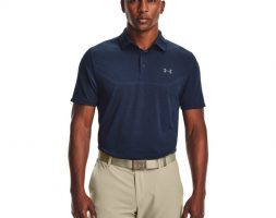 Under Armour Men’s Vanish Seamless Mapped Polo Shirt Navy Blue, Medium – Mens Golf Shirts at Academy Sports