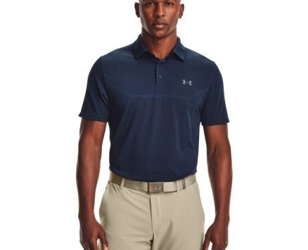 Under Armour Men’s Vanish Seamless Mapped Polo Shirt Navy Blue, Medium – Mens Golf Shirts at Academy Sports
