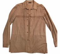Versace beige Leather Shirts