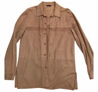 Versace beige Leather Shirts