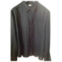 Versace black Linen Shirts