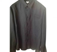 Versace black Linen Shirts
