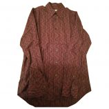 Versace burgundy Shirts